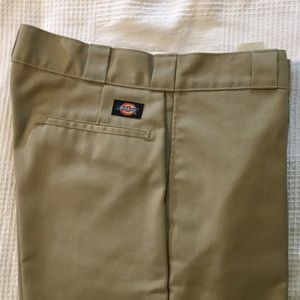 Men’s flannel lined Dickies khaki pants 34x30